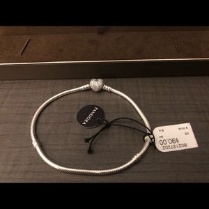 Pandora 9.1” Silver bracelet.